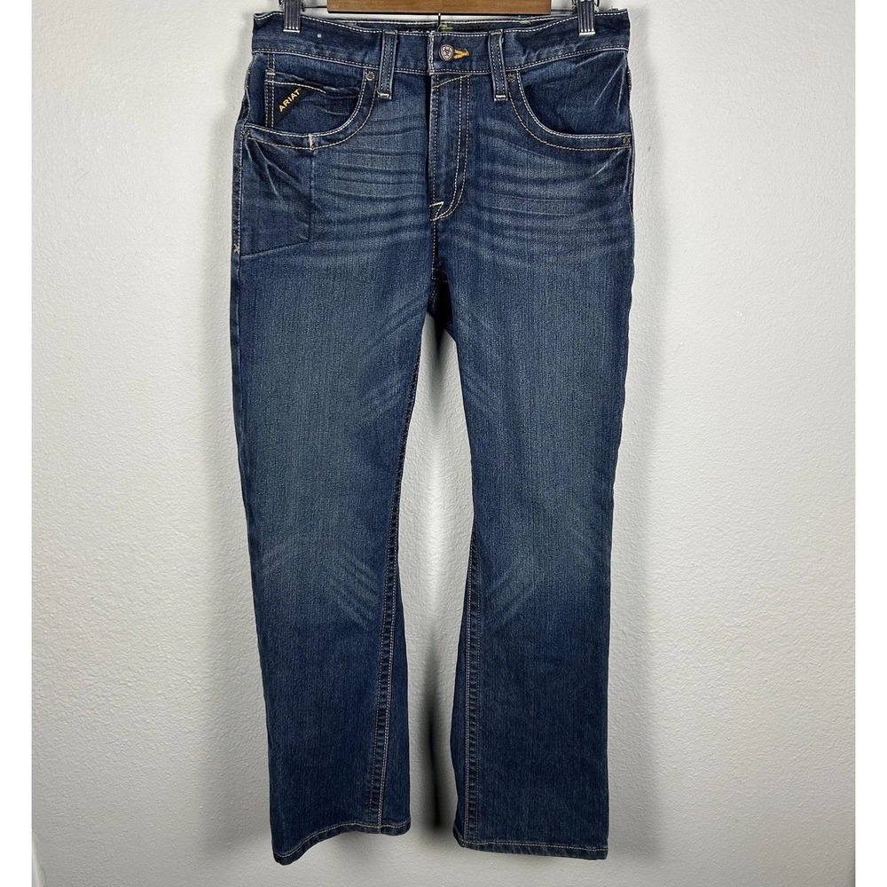 Ariat M5 Jeans Mens 30x30 Blue Straight Fit Straight Leg M-Series Denim Pants